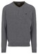 Fynch-Hatton V-Neck Merino Cashmere Trui Steel