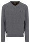 Fynch-Hatton V-Neck Merino Cashmere Trui Steel
