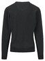 Fynch-Hatton V-Neck Solid Color Superfine 3-Ply Cotton Trui Zwart