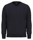 Fynch-Hatton V-Neck Uni Color Cashmere Trui Navy