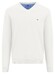 Fynch-Hatton V-Neck Uni Color Superfine Cotton Knit Trui New Off White