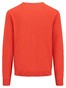 Fynch-Hatton V-Neck Uni Color Superfine Cotton Knit Trui Poppy Red