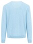 Fynch-Hatton V-Neck Uni Color Superfine Cotton Knit Trui Splashy Ocean