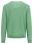 Fynch-Hatton V-Neck Uni Color Superfine Cotton Knit Trui Turf Green