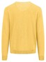 Fynch-Hatton V-Neck Uni Color Superfine Cotton Knit Trui Vivid Yellow