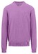 Fynch-Hatton V-Neck Uni Superfine Cotton Trui Dusty Lavender