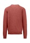 Fynch-Hatton V-Neck Uni Superfine Cotton Trui Orient Red