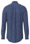 Fynch-Hatton V Shape Structure Pattern Overhemd Navy