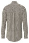 Fynch-Hatton V Shape Structure Pattern Shirt Dark Chocolate