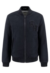 Fynch-Hatton Varsity Wool Mix College Blouson Dark Navy