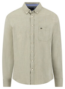 Fynch-Hatton Washed Oxford Button-Down Shirt Moss