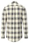 Fynch-Hatton Washed Oxford Check Button-Down Overhemd Dark Leaf