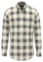 Fynch-Hatton Washed Oxford Check Button-Down Overhemd Dark Leaf