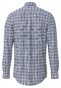 Fynch-Hatton Washed Oxford Check Overhemd Fern-Navy
