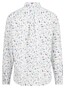 Fynch-Hatton Washed Oxford Leaves Flowers Pattern Overhemd Berry-Multi