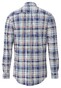 Fynch-Hatton Washed Oxford Multi Check Button-Down Overhemd Berry-Navy-Green