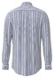 Fynch-Hatton Washed Oxford Multi Stripe Overhemd Harbor Blue