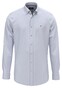 Fynch-Hatton Washed Oxford Solid Color Kent Collar Overhemd Crystal Blue