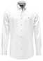 Fynch-Hatton Washed Oxford Solid Color Kent Collar Overhemd Wit