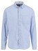 Fynch-Hatton Washed Oxford Uni Color Button-Down Overhemd Crystal Blue