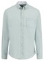 Fynch-Hatton Washed Oxford Uni Color Button-Down Overhemd Fern