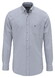Fynch-Hatton Washed Solid Color Oxford Button-Down Overhemd Harbor Blue