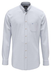 Fynch-Hatton Washed Solid Color Oxford Overhemd New Breeze