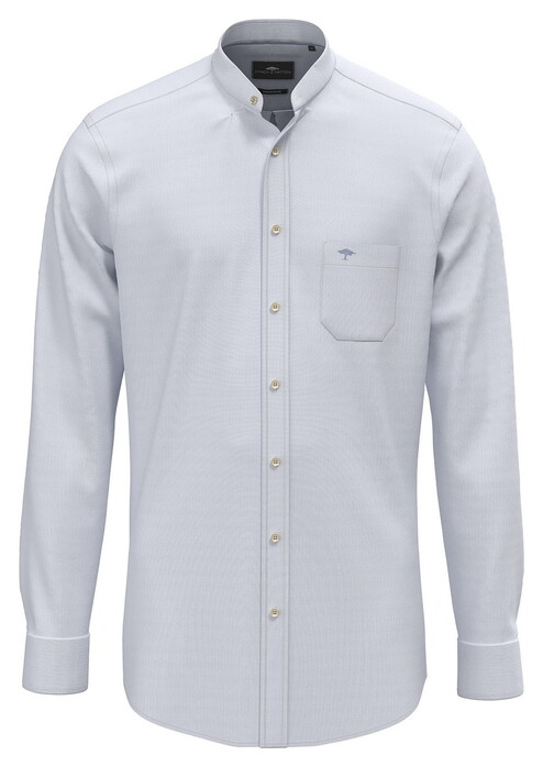 Fynch-Hatton Washed Solid Color Oxford Overhemd New Breeze