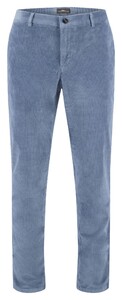 Fynch-Hatton Wide Corduroy Flat-Front Corduroy Broek Elephant Blue