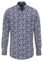 Fynch-Hatton Winter Flower Button-Down Overhemd Misty Blue