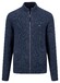 Fynch-Hatton Zip Cardigan Donegal Vest Navy