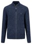 Fynch-Hatton Zip Cardigan Donegal Vest Navy