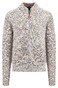 Fynch-Hatton Zip Cardigan Multicolor Vest Poppy Red-Multi