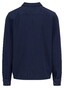 Fynch-Hatton Zip Cardigan Overshirt Interlock Piqué Vest Navy