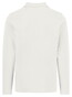 Fynch-Hatton Zip Collar Long Sleeve Interlock Cotton Polo New Off White