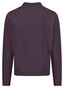 Fynch-Hatton Zip Superflex Subtle Mélange Polo Aubergine