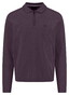 Fynch-Hatton Zip Superflex Subtle Mélange Polo Aubergine