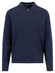 Fynch-Hatton Zip Superflex Subtle Mélange Polo Navy