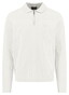 Fynch-Hatton Zip Superflex Subtle Mélange Poloshirt New Off White