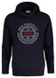 Gant 1949 Sportswear Graphic Hoodie Sweatshirt Trui Avond Blauw