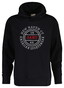 Gant 1949 Sportswear Graphic Hoodie Sweatshirt Trui Zwart