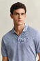 Gant 2-Tone Short Sleeve Cotton Polo Vintage Blue