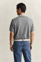 Gant 2-Tone Short Sleeve Cotton Poloshirt Evening Blue