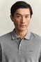 Gant 2-Tone Short Sleeve Cotton Poloshirt Evening Blue