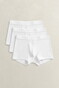 Gant 3-Pack Ton-sur-Ton Trunks Ondermode Wit