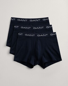 Gant 3Pack Solid Color Trunks Ondermode Marine