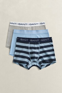 Gant 3Pack Stripe Trunk Underwear Sky Blue