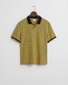 Gant 4-Color Oxford Piqué Short Sleeve Polo Banana Yellow