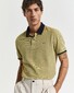 Gant 4-Color Oxford Piqué Short Sleeve Polo Banana Yellow