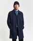 Gant 5 Buttons Long Cotton Car Coat Jas Avond Blauw